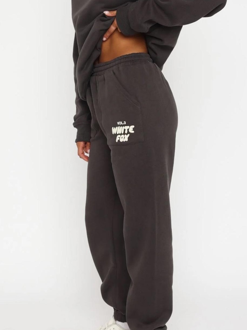 White Fox Grey Joggers